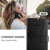 For Asus Zenfone 11 Ultra Embossed Butterfly Leather Phone Case(Black)
