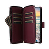 For Samsung Galaxy S23 5G Nine-card Slots Zipper Wallet Bag Leather Phone Case(Wine Red)