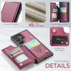 For Samsung Galaxy S25 Ultra 5G CaseMe C22 Card Slots Holder RFID Anti-theft Phone Case(Red)