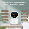 1080p WiFi Baby Monitor with Temperature Sensor, EU Plug - White