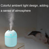 USB Mini Desktop Colorful Night Light Car Humidifier, Spec: 220ml (Y2-Blue)