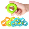 Fitness Finger Sports Silicone Rally Grip Set(Green)
