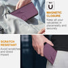 For Samsung Galaxy F16 5G / M16 5G Triangle Pattern Buckle Clasp Leather Phone Case(Dark Purple)