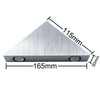 3W Aluminum Triangle Wall Lamp Home Lighting Indoor Outdoor Decoration Light, AC 85-265V(Blue Light)
