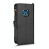 For Nokia XR20 Litchi Texture Zipper Leather Phone Case(Black)