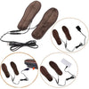 USB Electric Powered Heated Insoles Keep Feet Warm Pad with USB Cable, Size: 37-38 yard(Brown)