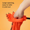 Halloween Palm Candy Bag Pumpkin Skull Begging Bags(Orange)