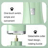 Pet Electric Shaver Clipper - Cordless, Quiet, IPX7 Waterproof - Green