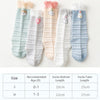 Children Socks Baby Over Knee Anti-Mosquito Socks Size: M 1-3 Years Old(Fruit Green Cat)