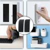 2.5cm Nylon Garment Textile Accessories With Double Sided Adhesive Hook and Loop Fastener, Length: 5m(Black)