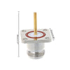 Brass N Female Flange RF Adapter (4-Hole)