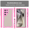 For Samsung Galaxy S24 Ultra 5G Armor Glaze PC Hybrid TPU Phone Case(Pink)