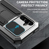 For Samsung Galaxy S25+ 5G R-JUST Sliding Camera Life Waterproof Holder Phone Case(Silver)