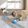 Interactive Cat Toy Ball, Auto Self-Moving, Luminous Blue, 5cm