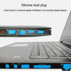 13 in 1 Universal Silicone Anti-Dust Plugs for Laptop(Rose Red)