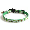 Avocado Cat Collar with Bell, Adjustable, 28cm (Small Dogs Too)