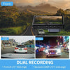 FISANG Wireless WIFI Single Recording 2K HD Night Vision Car Recorder(K03)