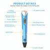 Hand-held 3D Printing Pen, USB Plug(Pink)
