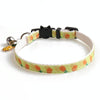 Pineapple Cat Collar, Adjustable, with Bell, 28cm