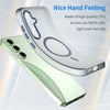 For Samsung Galaxy S24 FE 5G MagSafe Frosted Translucent TPU + PC Full Coverage Phone Case(Dark Blue)
