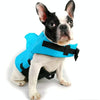 Dog Life Jacket, XL Blue, Shark Fin Design - Enhanced Buoyancy & Visibility