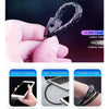 XJ-73 20cm USB to 8 Pin Bracelet Charging Data Cable(White)