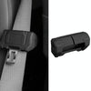 Large Car Seatbelt Buckle Protective Cover Anti Scratch Silicone Protector For Safety Belt Plugs(Black)
