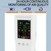 9 In 1 Air Quality Detector Handheld High Precision Formaldehyde Detector(Black)