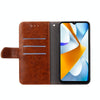 For alcatel 1B 2022 Geometric Stitching Horizontal Flip Leather Phone Case(Light Brown)