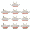 10x Xiaomi Mi 4 Charging Port Connector (White)