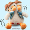Repeat Duck Tricky Duck Learn Talking Singing Plush Duck Toy, Style:Interactive Ver.