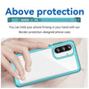 For Samsung Galaxy A56 5G Colorful Series Acrylic Hybrid TPU Phone Case(Transparent Blue)