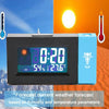 8290 Electronic Colour Screen Weather Clock Weather Forecast Projection Clock Rotatable Digital Clock With USB Cable