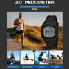 SYNOKE 9105 Multifunctional Sports Time Record Waterproof Pedometer Electronic Watch(Navy Blue)
