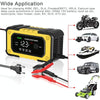 FOXSUR FBC1206E 6A 12V Car / Motorcycle Smart Battery Charger(EU Plug)