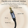 Yesido YAU43 3.5mm to 3.5mm AUX Audio Adapter Cable, Length: 1m(Black)