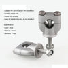 MB-MH027-S Universal Motorcycle Aluminum + Iron 22mm Single Hole Handlebar Fixed Bracket