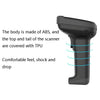 Deli 14952 Supermarket Cashier One-Dimensional QR Code Scanning Gun, Model: White Wired