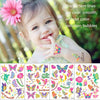 10 PCS Children Water Transfer Fresh Butterfly Bronzing Tattoo Stickers Cartoon Cute Metal Tattoo Stickers(WE-039)