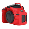 Soft Silicone Protective Case for Nikon D5200 (Red)