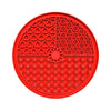 Silicone Lick Mat, Red, Slow Feeder for Cats & Dogs