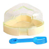 Hamster Bath Tub, Small Pet Bathing Basin, Star Shape, Detachable, Random Colour