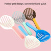 Cat Litter Scoop with Ergonomic Handle (Grey + Green)