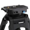 PULUZ Quick Release Clamp Adapter + Quick Release Plate for  DSLR & SLR Cameras(Black)