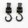 2 PCS/LOT Baby Stroller Accessories Hook Multifunction Baby Stroller Black Plastic Hook(Yellow)