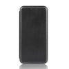 For Alcatel 1SE 2020 Carbon Fiber Texture Horizontal Flip TPU + PC + PU Leather Case with Card Slot(Black)