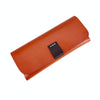K064 Multifunctional Vegetable Tanned Leather Glasses Storage Box(Yellow Brown)
