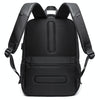 BANGE BG-1921 College Student Schoolbag Waterproof Business Computer Backpack with External USB Charging Port(Black)