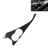Car Left Drive Carbon Fiber Water Cup Panel Decorative Sticker for Infiniti Q50 / Q60 2014-2020