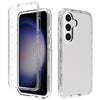 For Samsung Galaxy S24 5G Shockproof Clear Gradient PC + TPU Phone Case(Transparent)